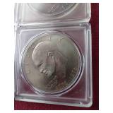 (4) Eisenhower Dollars - Different Dates