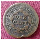 1851 Braided Hair Large Cent