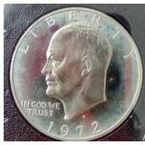 1972-S Eisenhower Silver Dollar
