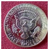 Uncirculated 1966 40% Silver Kennedy Half Dollar