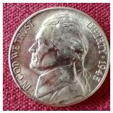 Nice High Grade 1945-S Silver War Nickel