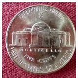 Nice High Grade 1945-S Silver War Nickel