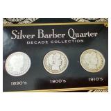 (3) Barber Quarters in Case