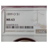 Beautiful 1899-O Morgan Dollar NGC MS63