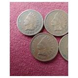 (5) Indian Pennies