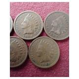 (5) Indian Pennies