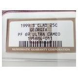 1999-S Georgia State Quarter - NGC PF69 Ultra Cameo