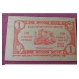 (2) Neat 1950 "Fargorama" Wooden Nickels