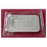 U.S. Flag 1 oz Silver Bar