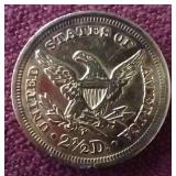 1852 Liberty Head $2.5 Gold Coin