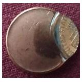 Extreme Off-center Error Penny - Wow!