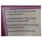 3rd Century Roman Maximinus Thrax Sestertius - Awesome!