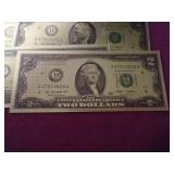 (5) Gold Foil Replica Novelty Notes