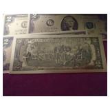 (5) Gold Foil Replica Novelty Notes