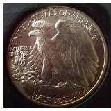 Beautiful 1943 Walking Liberty Half Dollar