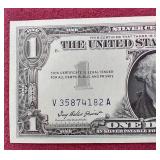 Beautiful Crisp 1957 Silver Certificate $1 Note