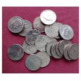 (20) Kennedy Half Dollars