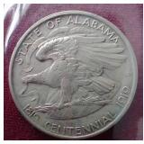 Very Rare 1921 Alabama Commemorative Silver Half Dollar