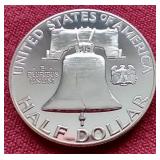 Gorgeous 1961 Proof Franklin Half Dollar