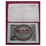 (2) 1920s Germany Hyperinflation Notes