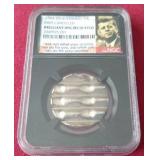 Super Neat Mint Cancelled Kennedy Half Dollar - NGC Brilliant Uncirculated