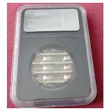 Super Neat Mint Cancelled Kennedy Half Dollar - NGC Brilliant Uncirculated