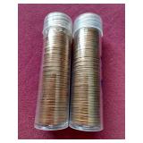(2) Uncirculated Penny Rolls - 1959-D & 1960