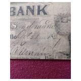 1857 Union Bank of Sullivan County, Monticello, New York $5 Note - Wow!