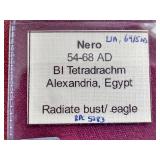 1st Century Roman Empire Nero Tetradrachm Coin - Wow!