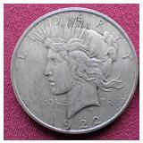 (2) Peace Dollars - 1922 & 1923