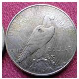(2) Peace Dollars - 1922 & 1923