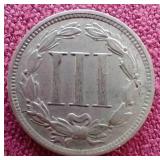 Nice 1881 3 Cent Nickel