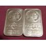 (2) 1 oz Copper Bars