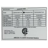 Dyna Glo Blue Flame Vent-Free Thermostatic Wall Heater