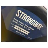 Strongway 48in.W x 24in. Dia. Steel Drum Lawn Roller, 45in. Working Width, 920-Lb. Load Weight