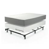 Zinus 7" Compack  Metal Adjustable Bed Frame, Full/Queen/King.. damaged box