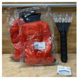 Home Plus Ice Scraper/ Snow Glove Scraper lot of 3