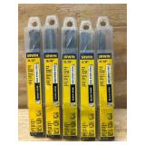 Irwin Silver and Deming Drill Bit lot of 5