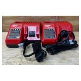 Milwaukee Rapid Charger lot of 2..