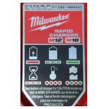 Milwaukee Rapid Charger lot of 2..