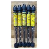 Irwin Hammer Drill Bit 3/8  lot of 5
