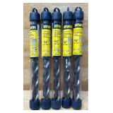 Irwin Hammer Drill Bit 1/2  lot of 5