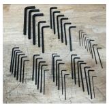 Allen Wrench/ Hexagonal End lot of 43