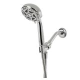 Jacuzzi Theraspin Chrome 4.3-in Round Handheld Shower Head 2.5-GPM (9.5-LPM) (1009250)