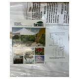 EURMAX OUTDOOR CANOPY PATIO UMBRELLA 10  x 10