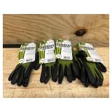 Bellingham Bamboo Gardener Unisex Palm-dipped Gardening Gloves Green S (lot of 4)