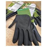 Bellingham Bamboo Gardener Unisex Palm-dipped Gardening Gloves Green S (lot of 4)