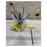 Bondhus T-Handle Hex Key (lot of 17)