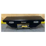 Northern Tool + Equipment Short Bed Low-Profile Crossover Truck Toolbox with Removable Tray, 63in. x 20in. x 13in., Aluminum, Gloss Black, Pull Handle Latches MSRP $449.99