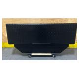 Northern Tool + Equipment Short Bed Low-Profile Crossover Truck Toolbox with Removable Tray, 63in. x 20in. x 13in., Aluminum, Gloss Black, Pull Handle Latches MSRP $449.99